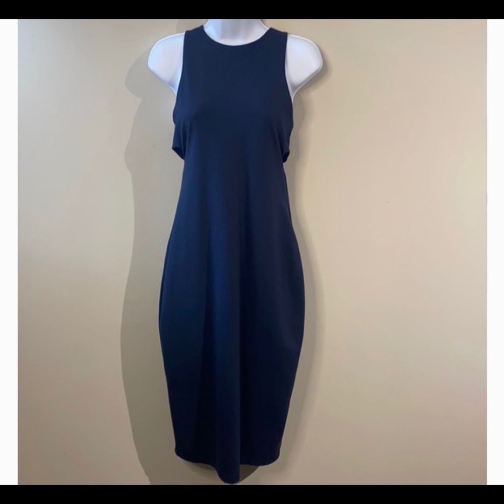 T BY ALEXANDER WANG
Crew Neck Midi Length Dress